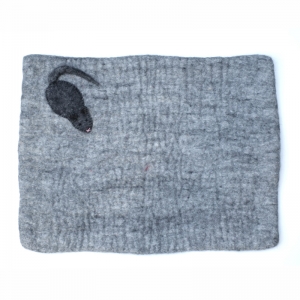 Vilten kattenkleedje grijs Vilten kattenkleedje grijs